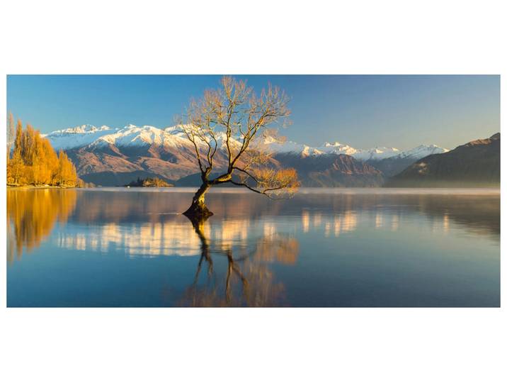 Alubild Bergpanorama mit See image LAND