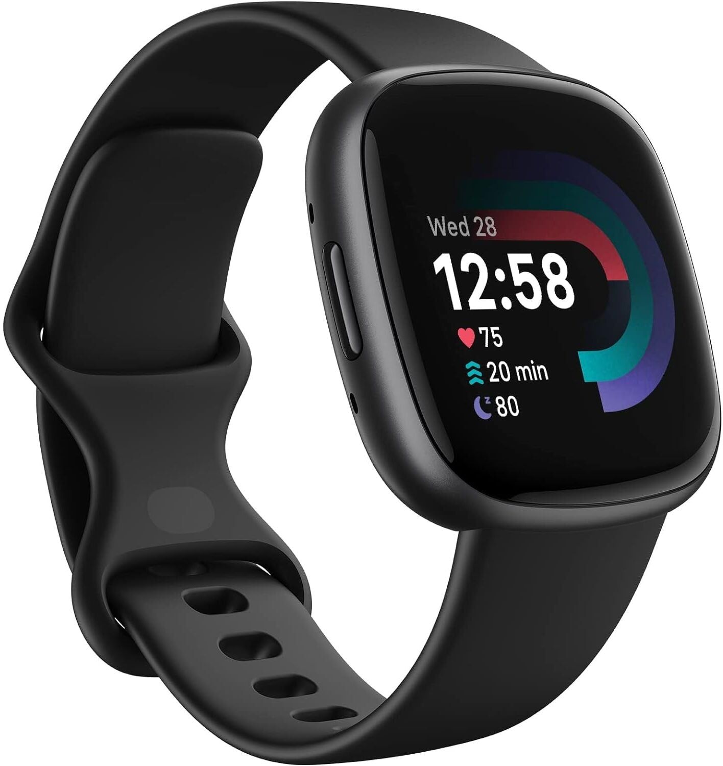 Fitbit Versa 4 Smart Watch - Black/Graphite, New