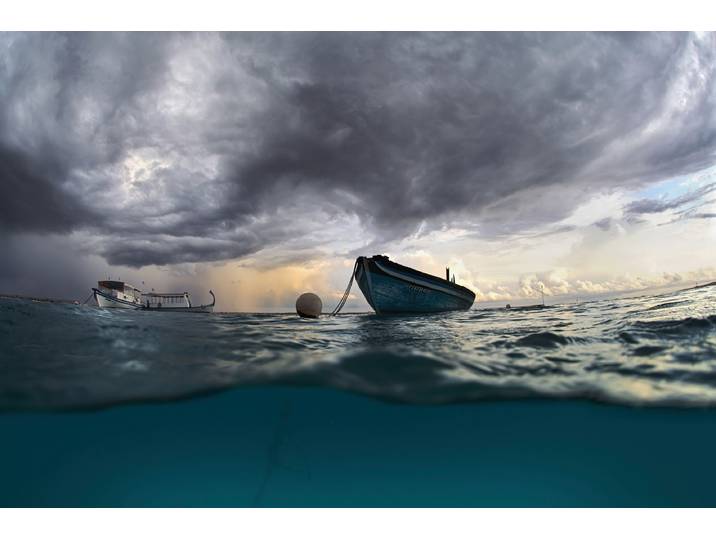 Fototapete PAPERMOON Photo-Art ANDREY NARCHUK, DAS BOOT , bunt, B:1,5m L:1,11m, Vlies, Tapeten, Fototapete