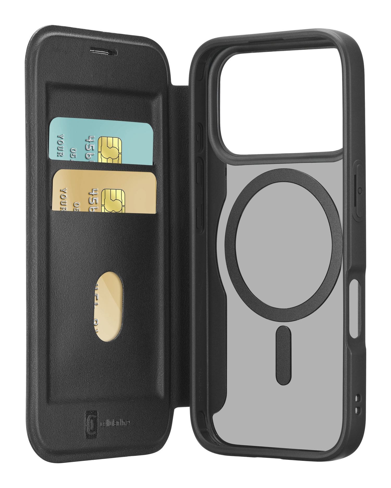 Cellular Line Folio für Apple iPhone 17 Pro Daily Mag (Schwarz) 61220