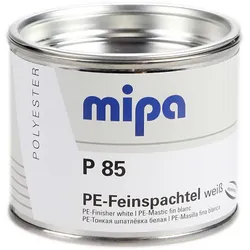 Mipa P85 styrolreduziert PE-Feinspachtel hochweiß 250g inkl. Härter