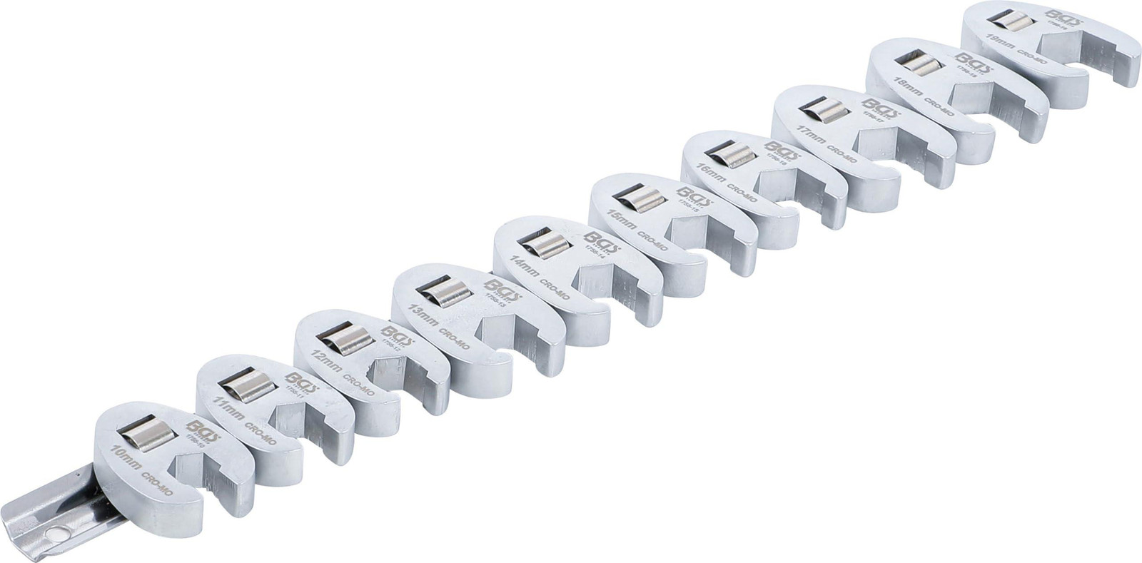 BGS technic 10-delige ratelsleutelset 3/8 inch, 10-19 mm