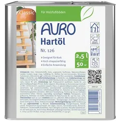 Auro Hartöl 126 farblos - 2,5 l Dose