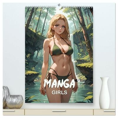 Manga Beauties - 12 Schönheiten im Manga-Stil (hochwertiger Premium Wandkalender 2027 DIN A2 hoch), Kunstdruck in Hochglanz