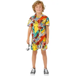 OppoSuits Sommer Kombi Boys Pika Pikachu (110, 116)