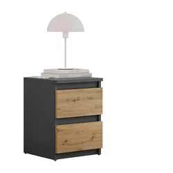 NACHTTISCH HANA M2 Artisan Eiche / Anthrazit