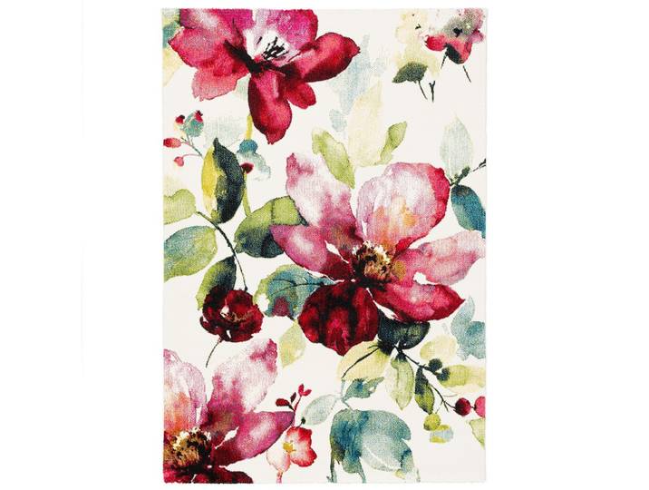 DESIGNER TEPPICH BRILLIANT BLUMEN