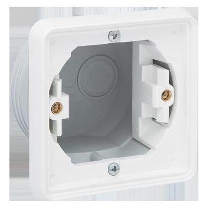 Servodan NIKO Hydro Unterputzdose 1 Modul für den spritzwassergeschützten Einbau. IP55 kann erreicht werden. (701-73000)