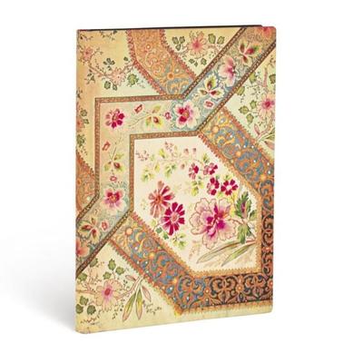 Softcover Notizbuch Bukett auf Elfenbein, Midi, Liniert, Taschenbuch von Paperblanks, Paperblanks, 978-1-4397-4463-5