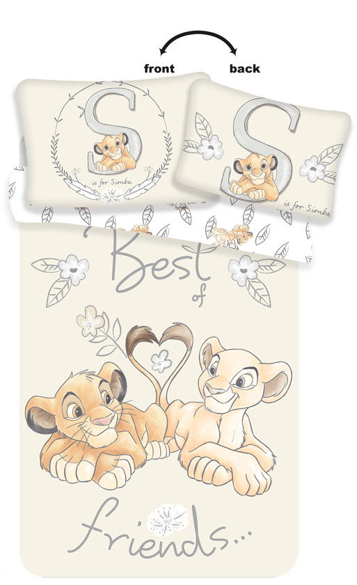 Disney The Lion King baby kussensloop Best Friends - 40 x 60 cm