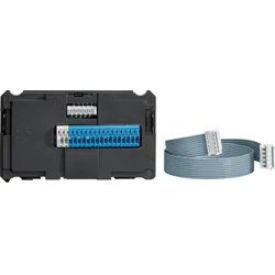Hager REH312X Ruftaster Anschlussmodul EB mit Halterung, max. 16 T./Modul, 16 Mod. kaskadierb.