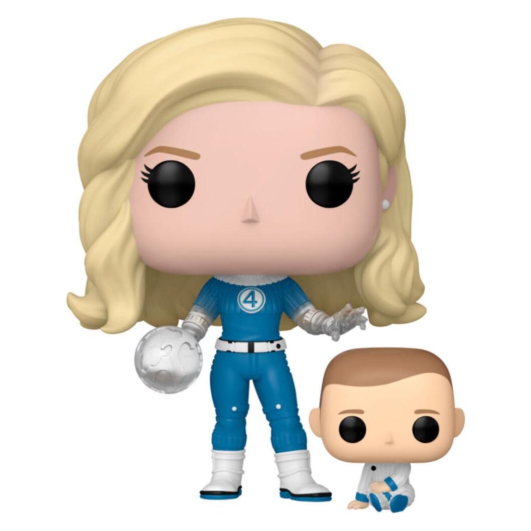 Funko POP! Fantastici 4 2025: Invisible Woman w/Buddy (59549)