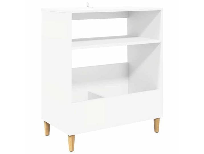 NEW Meuble stockage - vidaxL - Support pour platine Blanc 71x39 5x83 cm - bois d'ingénierie - MEUBLE RANGE CD 24666
