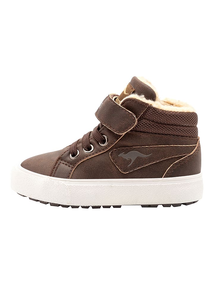 Kangaroos Sneakers "KaVu" in Dunkelbraun/ Sand - 23