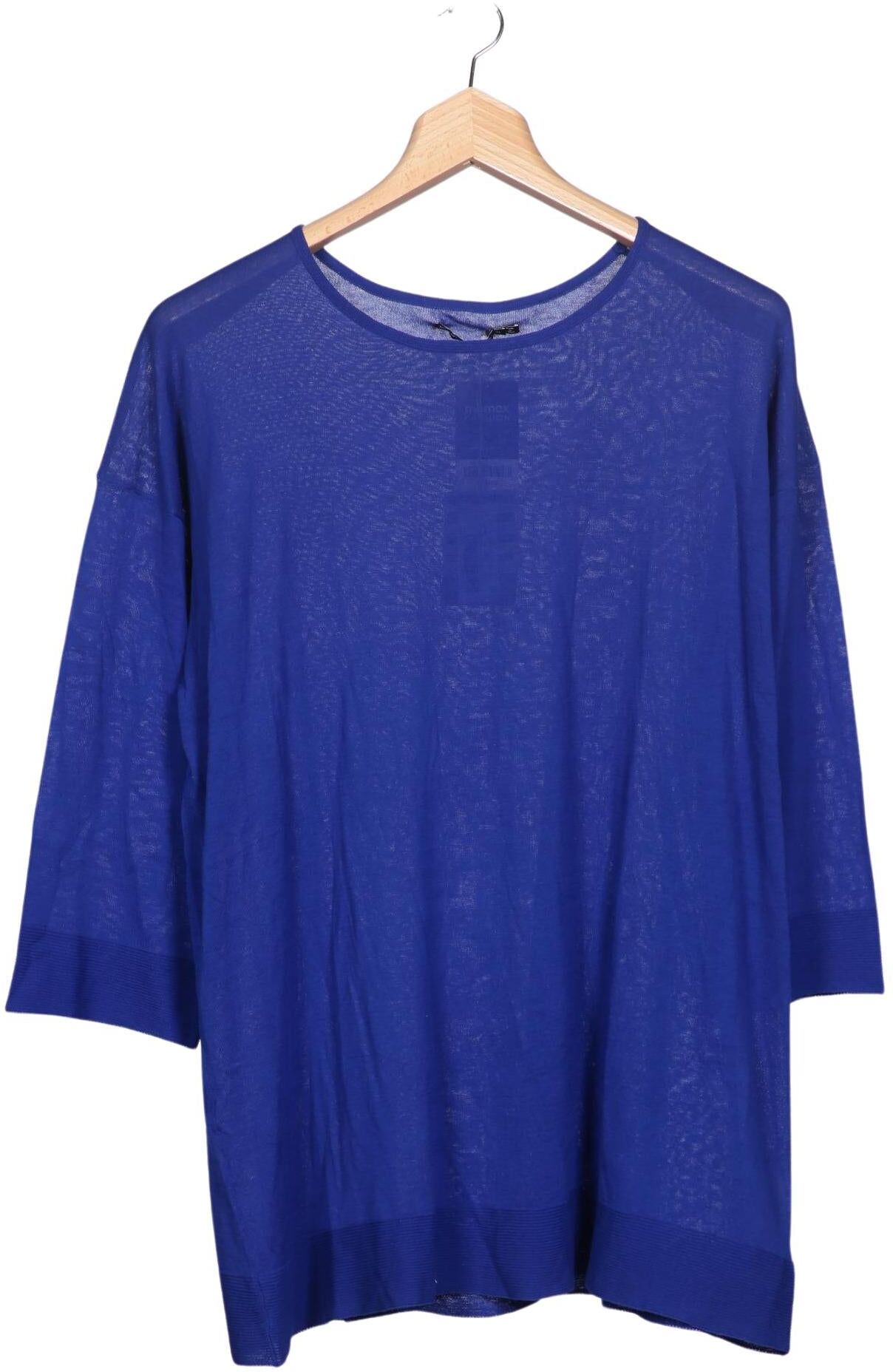 Gudrun Sjödén Damen Pullover, Blau, Gr. XL, Baumwolle - Second Hand