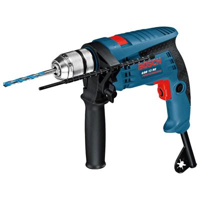 Schlagbohrmaschine BOSCH PROFESSIONAL "GSB 13 RE Professional", blau, H:180mm L:266mm, Bohrmaschinen, kompakt für Einsteiger