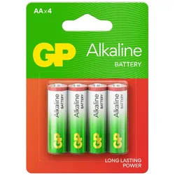 AA Batterie Alkaline 1,5V, 4 Stück Mignon