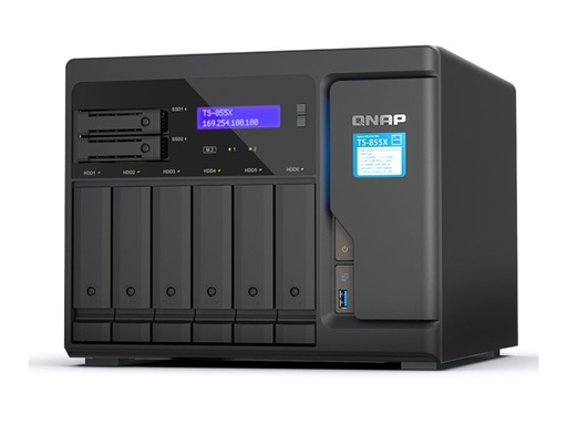 QNAP TS-855X - NAS-Server - 8 Schächte - SATA (TS-855X-8G)
