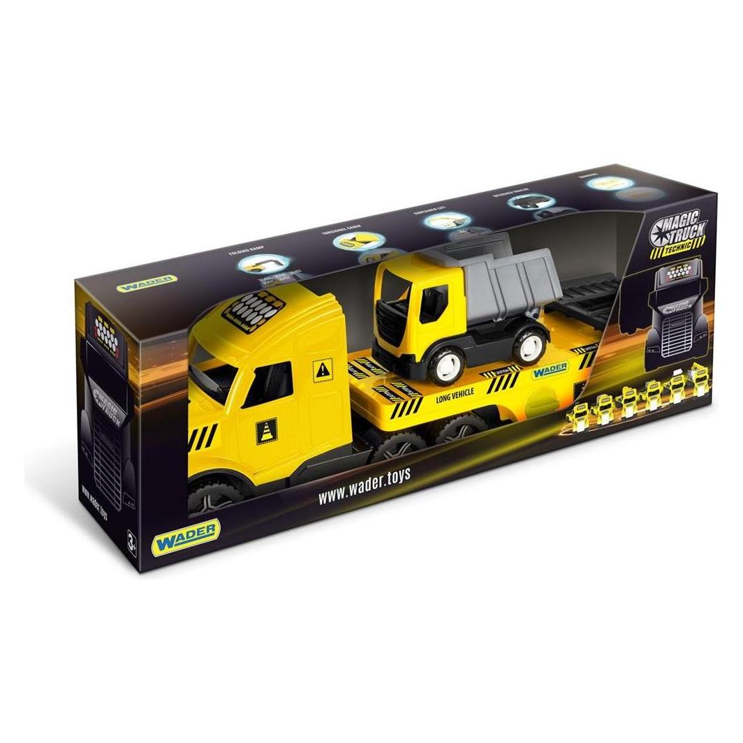 Wader Magic Truck Technic Abschleppwagen mit Kipper (53105225)