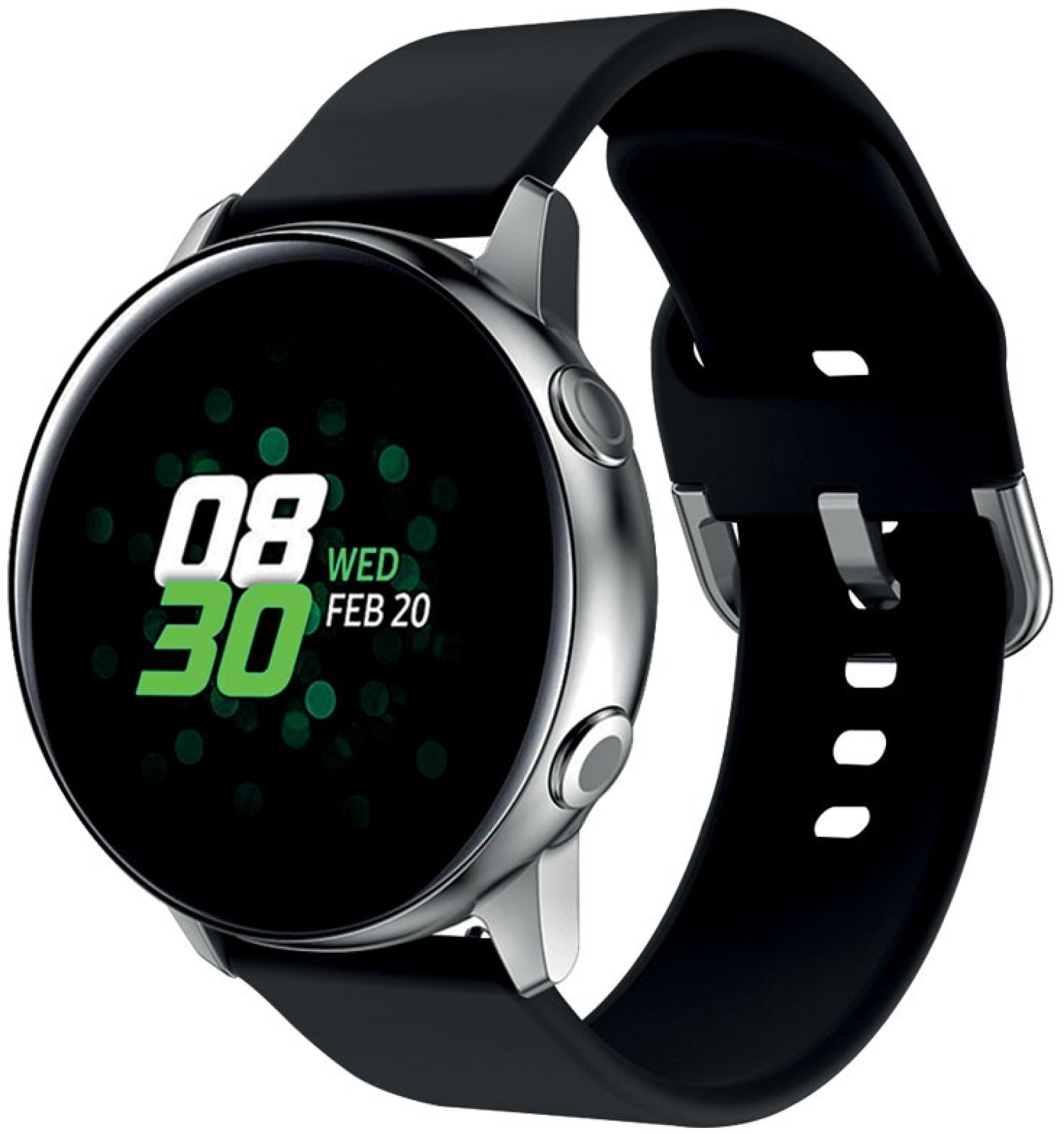 iS Bracelete Smartwatch em Silicone - Preto