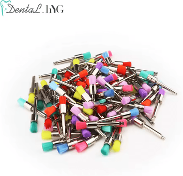 Inspire Essentials ProClean Disposable Dental Polishing Brush Set 100pcs assorted
