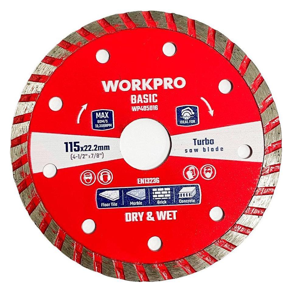 Workpro Diamond turbo disc basic, ø115 x 22.2 mm (65344988)