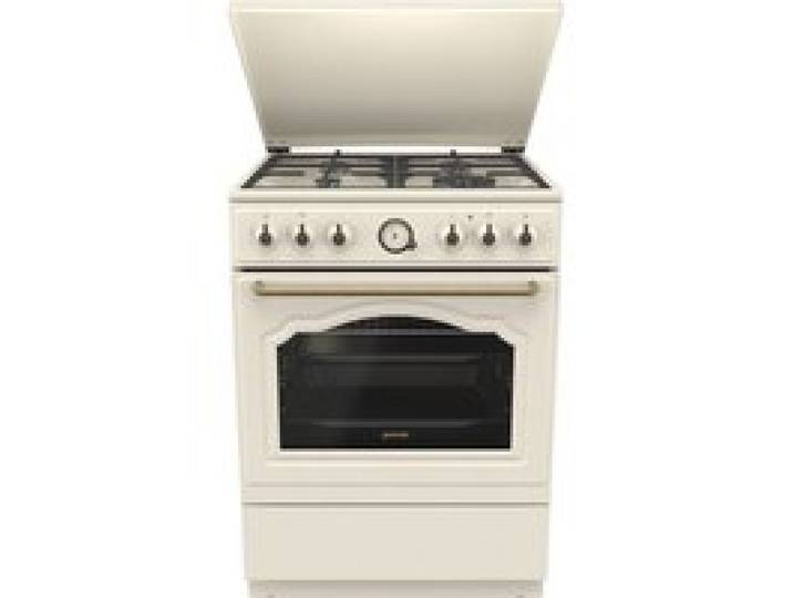 Cuisinière à gaz pose libre - Gorenje - Four électrique - Gril intégré - Allumage électrique