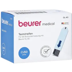 Beurer GL40 Blutzuckerteststreifen 100 St