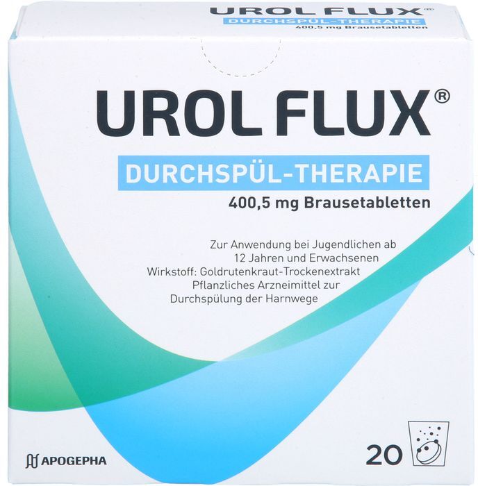 Apogepha Arzneimittel GmbH UROL FLUX Durchspül-Therapie 400,5 mg Brausetabl. 20 St.