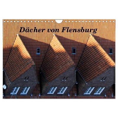 Dächer von Flensburg (Wandkalender 2026 DIN A4 quer), CALVENDO Monatskalender