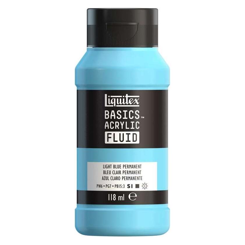 Winsor & Newton Basics fluid 118ml light blue permanent row 770 (118 ml) (8870401)