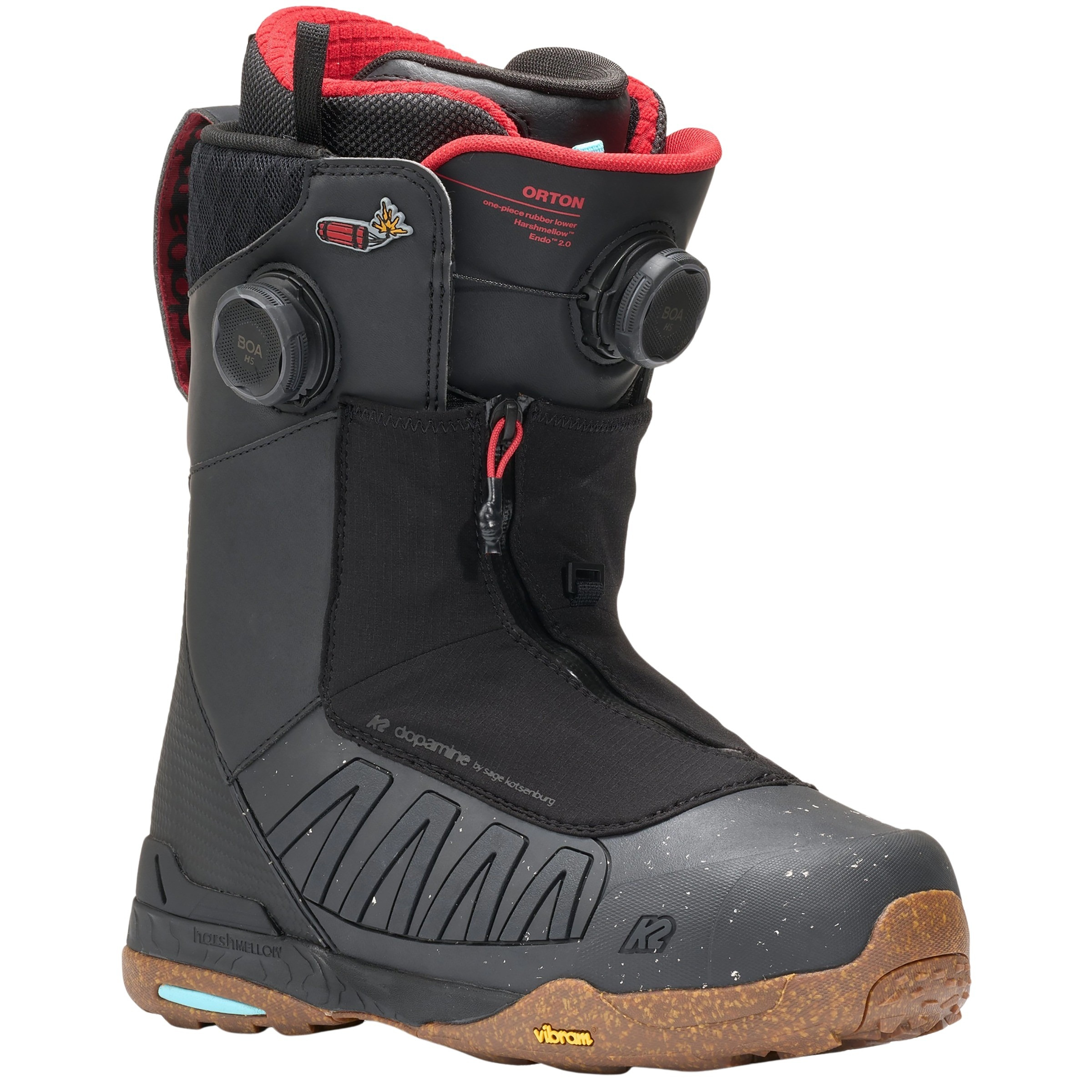 K2 Splitboards Orton Splitboardschuhe Snowboardschuhe braun Größe 46 Splitboard Winddicht