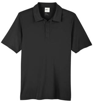 CORE365 CE112 Men's Fusion ChromaSoft Pique Polo Shirt in Black size 5XL   Polyester
