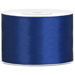 25x Satinband, marineblau, 50mm/25m
