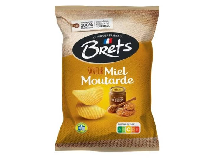 BRET'S Chips saveur miel moutarde - 125 g