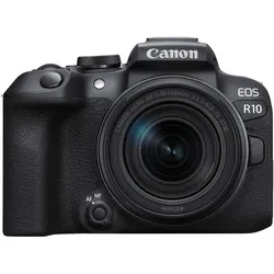 Canon EOS R10 Kit inkl. EF-EOS R Adapter - EU (18 - 150 mm, 24.20 Mpx, APS-C / DX), Kamera, Schwarz
