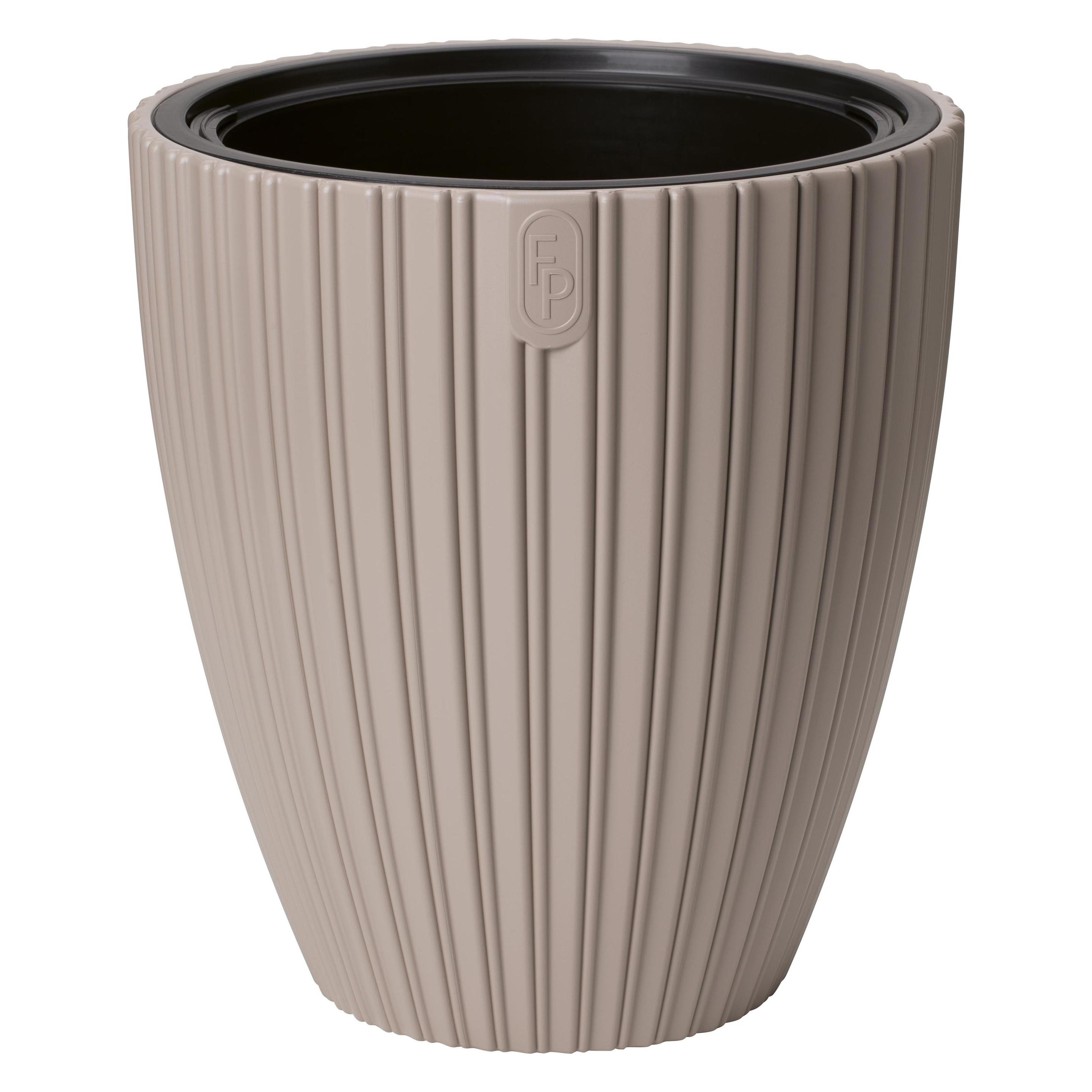 Form Plastic Flowerpot Form Plastic Mika, plastic, Ø 29 cm, brown (29 x 32 cm) (45456557)