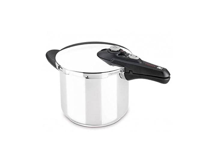 Professionele roestvrijstalen snelkookpan 6 l - inductie - serie Vitesse van Pinti Inox
