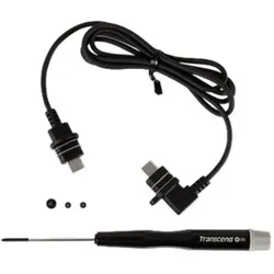 Transcend TS-DBK3, Zubehör-Set, Schwarz, 1 m,, DrivePro Body 60, 73 g, Dashcam Zubehör, Schwarz