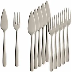 FISCHBESTECK Daily Line silber 12-tlg.