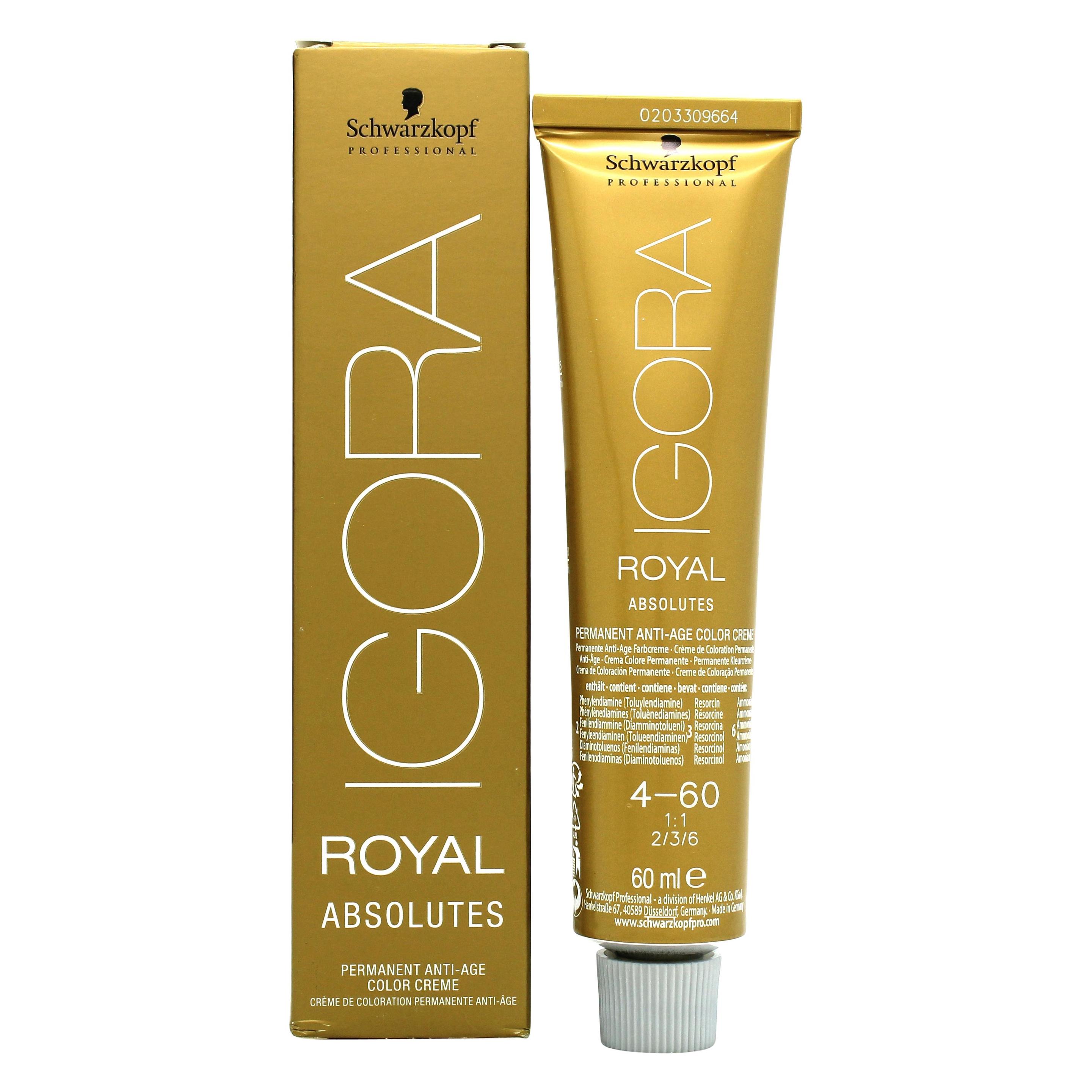 Schwarzkopf Professional Igora Royal - 4-60 Mittelbraun Schoko Natur (4-60 Mittelbraun Schoko Natur) (Schwarzkopf Professional)