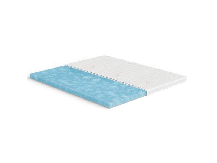 Meisterschlaf Gelschaum+ Topper 220x220 cm – Höhe 9cm – RG 50 – Oeko-TEX® Standard 100 – Tencel™ Lyocell Doppeltuch-Bezug waschbar – für weicheres Liegegefühl auf harten Matratzen – Made in Germany
