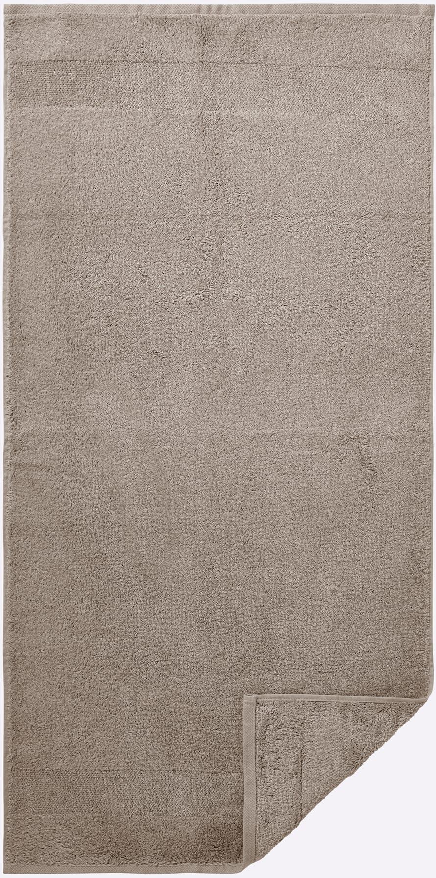 Handtuch Gr. 5, beige, B:30cm L:50cm, 100% Baumwolle, Handtücher