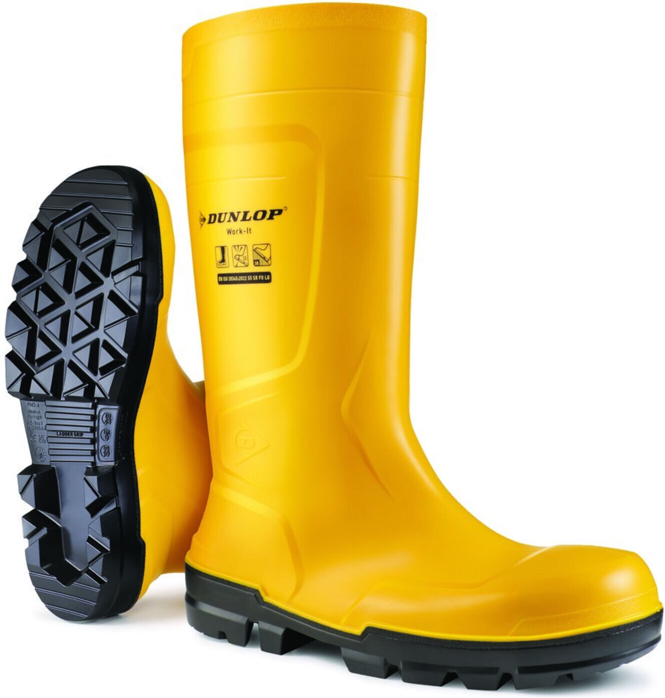 Dunlop Stiefel WORK-IT YELLOW PVC SR LO LG S5 Gr. 43 (NB2JF01.43)
