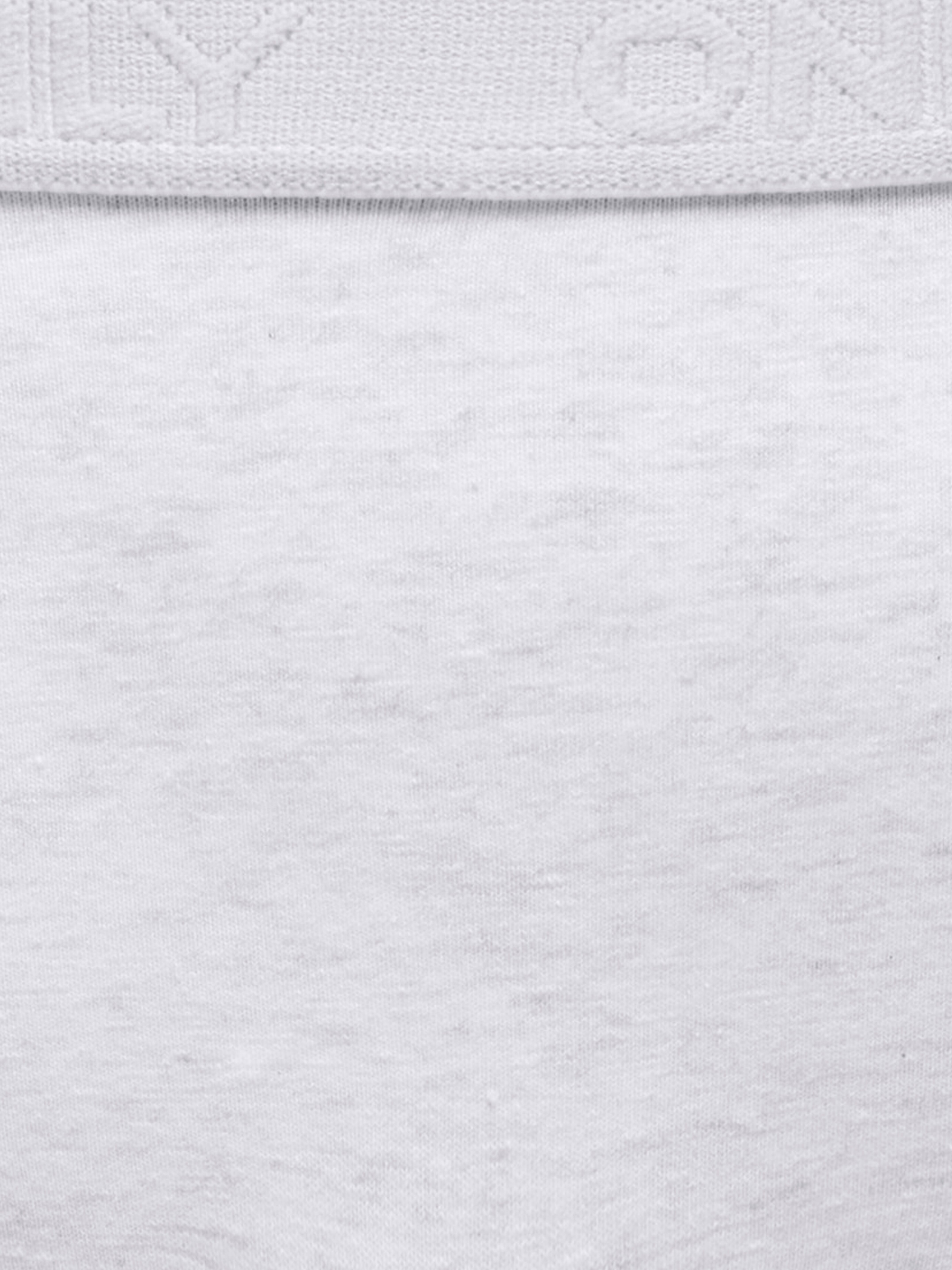 Slip KIDS ONLY "KOGLOLA 3-PACK LOGO BRIEFS ACC", Jungen, Gr. 122/128, 3 Stk., schwarz-weiss (super light grau melange pack:3, pack schwarz), Jersey, Obermaterial: 95% Baumwolle, 5% Elasthan, meliert, unifarben, normal, Unterhosen Slip super light grau mel