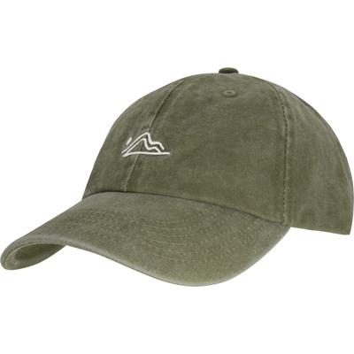 Baseball Cap CHILLOUTS "Pioneer Hat", Herren, olive, Baumwolle, Caps, Lässige Vintage-Baseballcap mit sozialem Auftrag