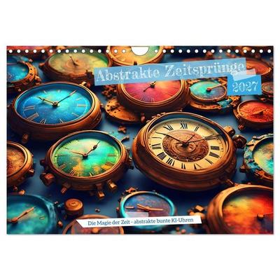 Abstrakte Zeitsprünge (Wandkalender 2027 DIN A4 quer), CALVENDO Monatskalender