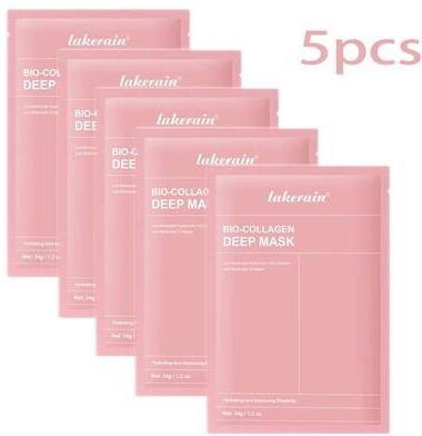 Uplift Picks Bio Collagen Real Deep Hydrating Overnight Hydrogel Face Mask 5 Pcs