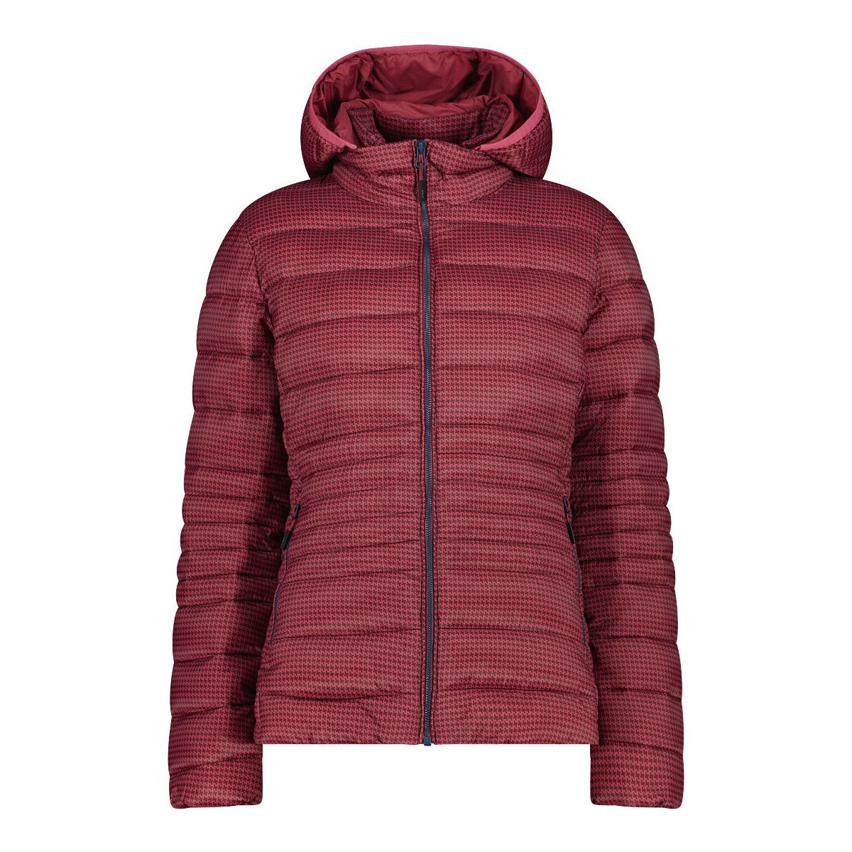 CMP Woman Padded Jacket Zip Hood peony-darker peony (14ZU) 48 35K3506P-14ZU-48