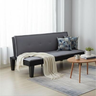 RELEXHHOON 63''Futon Sofa Bed, Soft Fabric, Lightweight,5-Position Adjustable